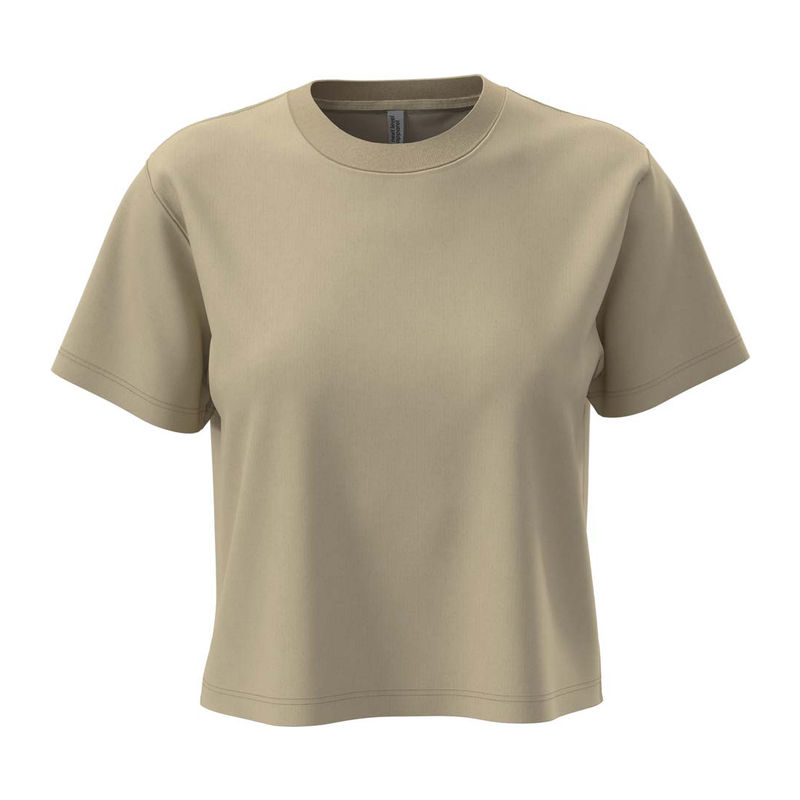 Cropped crew neck T-Shirt for women