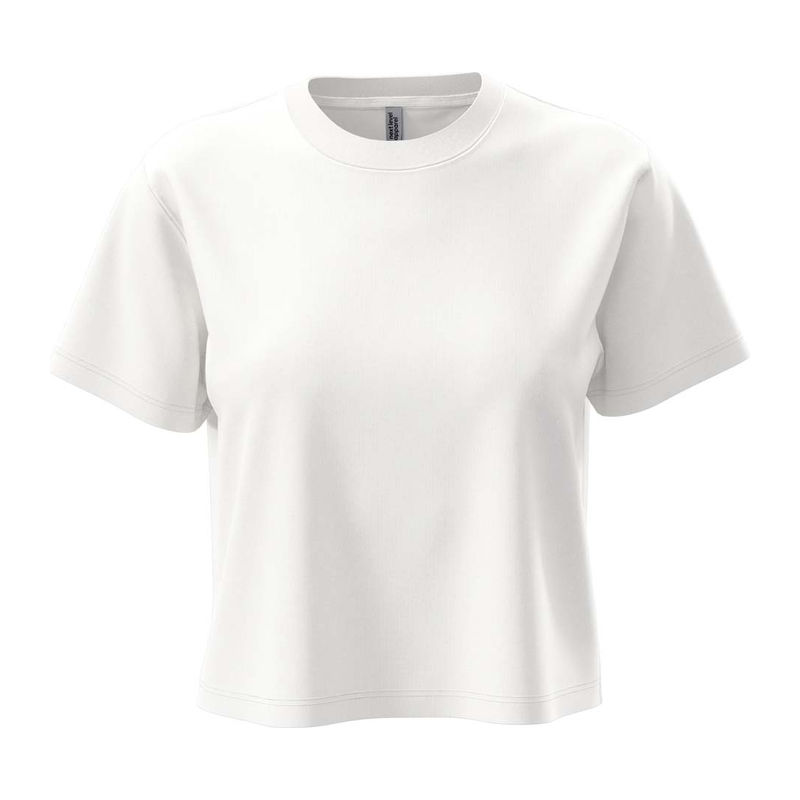 Cropped crew neck T-Shirt for women
