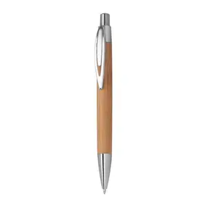 Bamboo ballpen with sharp clip