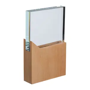 Trophy with wooden base