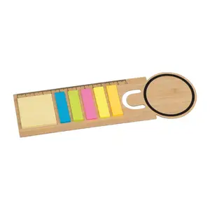 Bookmark with sticky notes
