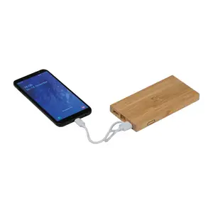 Bamboo powerbank