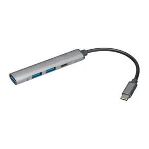 USB hub made from recycled aluminium