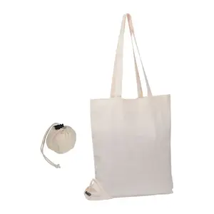 Foldable cotton bag, 100 g/m²