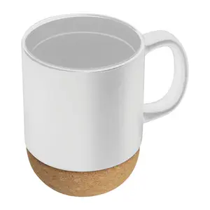 Ceramic mug with cork ground, 350 ml