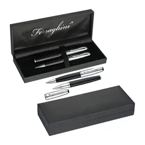 Ferraghini writing set in elegant black box